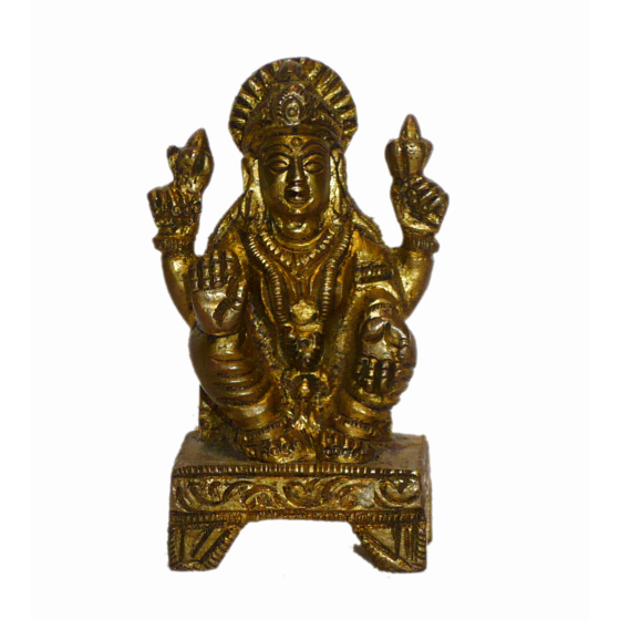 Brass Laxmi Small Idol KBH01532