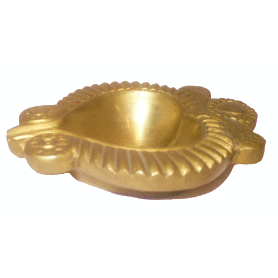 Brass Pan Shape Divi Small Idol KBH01673