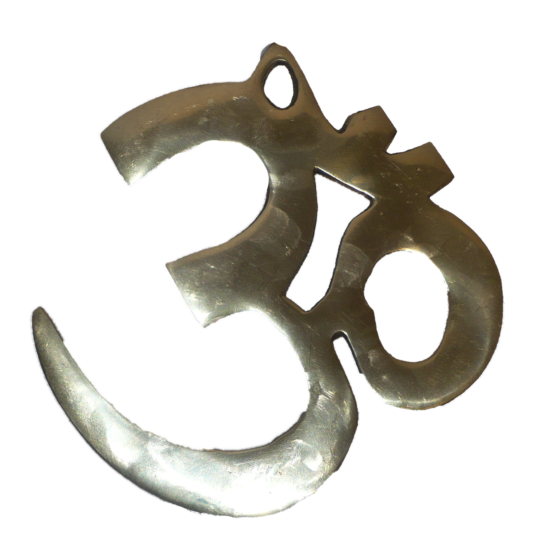 Brass Om Wall Hanging Mid KBH01760