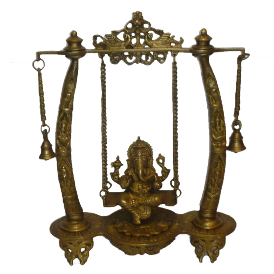 Brass Ganesha Jula Big Statue KBH02250