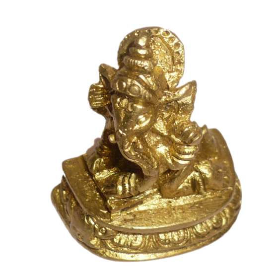 Brass Bal Ganesha Small Idol KBH02319