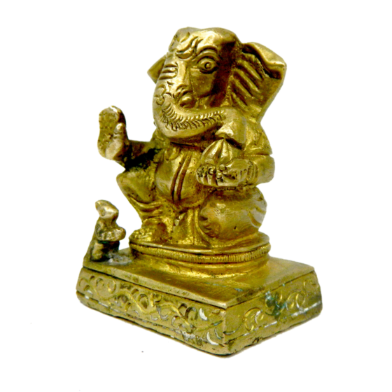 Brass Ganesha Small Idol KBH02630
