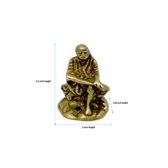 Brass Saibaba Small Idol KBH02693