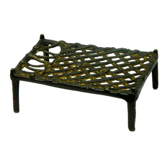 Brass Miniature Bed KBH03212