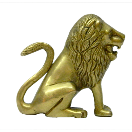 Brass Lion Statue KBH03456