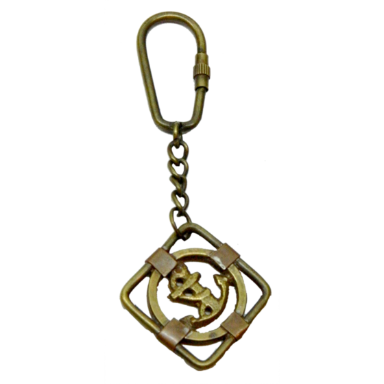 Brass Anchor Key Chain KBH03547