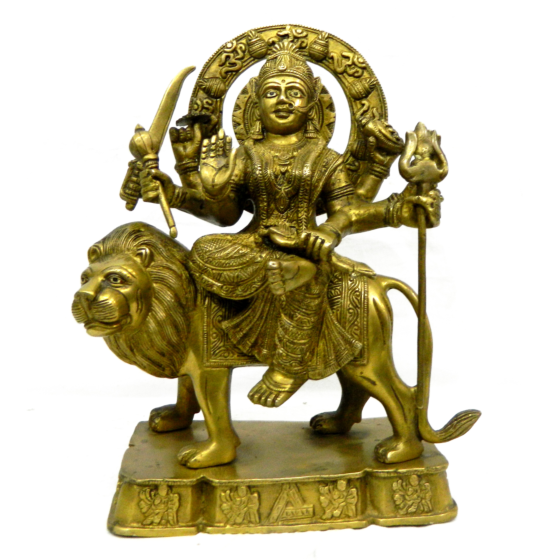 Brass Ambe Maa Statue Idol KBH03895