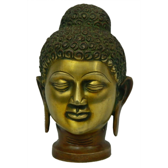 Brass Buddha Face Statue KBH03918