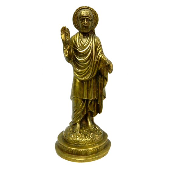 Brass Saibaba Standing Idol KBH04115