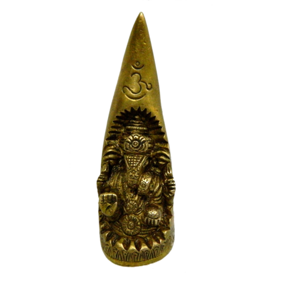 Brass Ganesh on Teeth Idol KBH04198