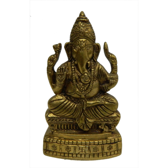 Brass Ganesh Idol KBH04210