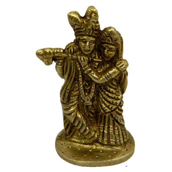 Brass Radha Krishna Idol KBH04262