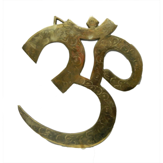 Brass Om Big Wall Hanging KBH04360