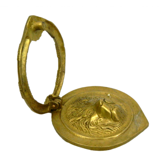 Brass Lion Face Door Knocker KBH04375