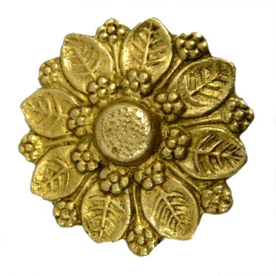 Brass Flower Door Designer KBH04381