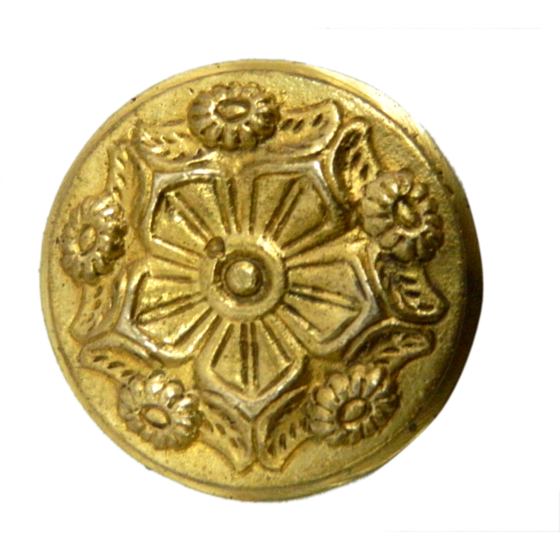 Brass Flower Door Designer KBH04383