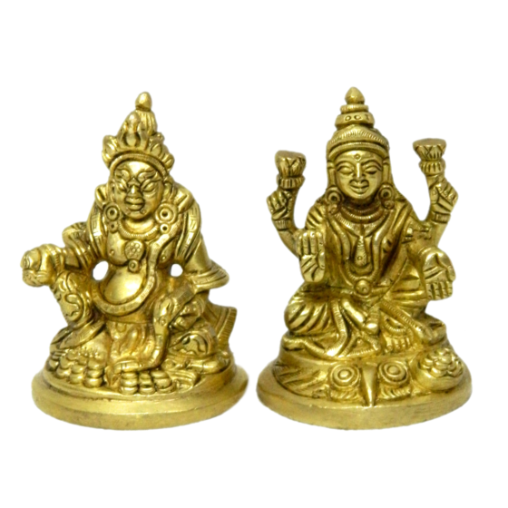 Brass Kuber Laxmi Idol KBH04479