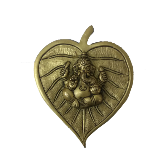 Brass Pan Ganesh Wall Hanging KBH04504