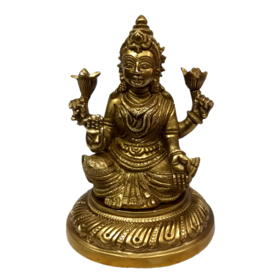 Brass Laxmi Idol KBH04528