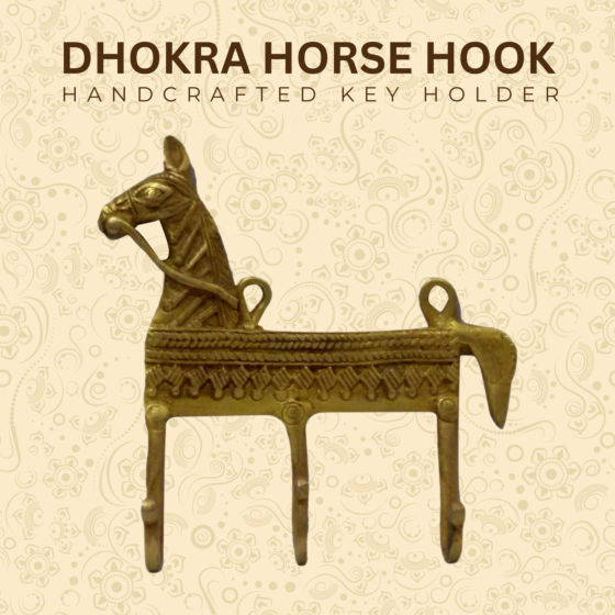 Brass horse key holder  KBH04534