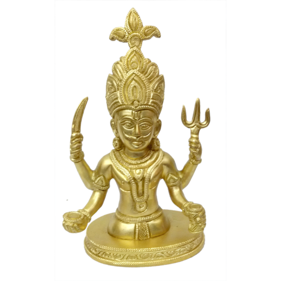 Brass Kalbhairav Idol KBH04563