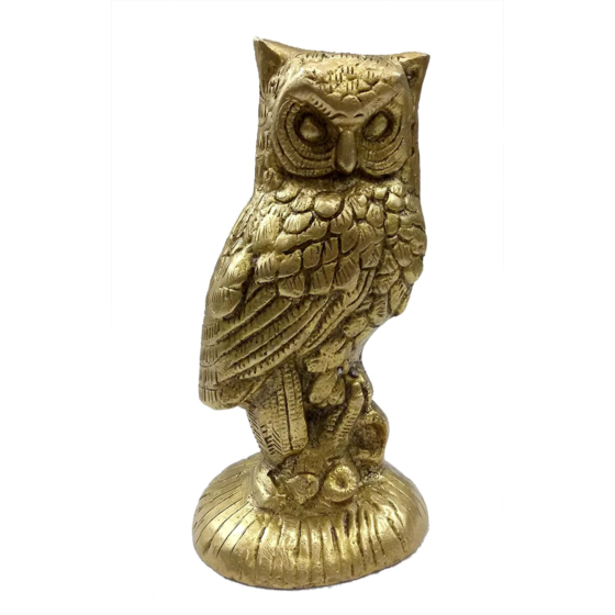 Brass Big Owl Figurine KBH04664