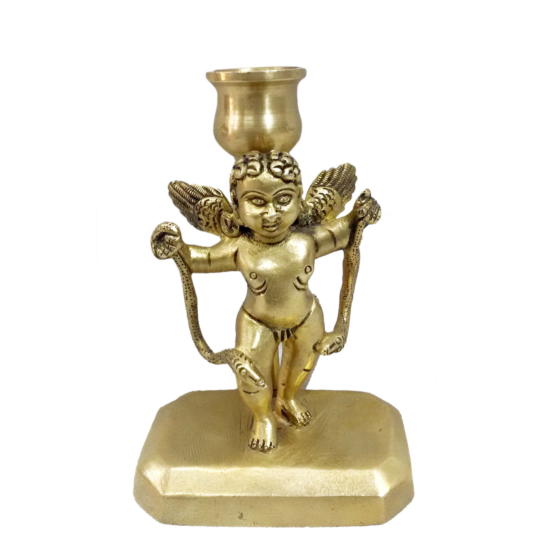 Brass Flying Boy Candle Stand KBH04817