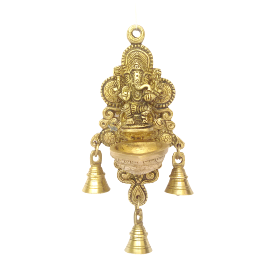 Brass Lord Ganesh Wall Hanging KBH04877