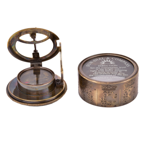 Brass Sun Dial & Compass KBH04925