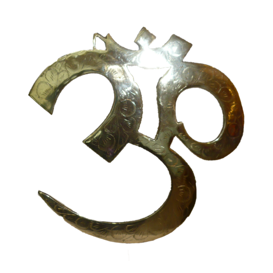 Brass Om Symbol Wall Hanging KBH05014