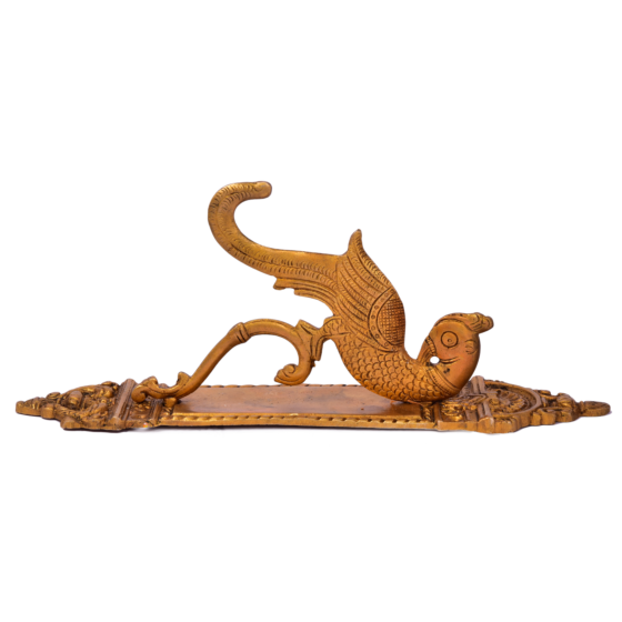 Brass Peacock Bell Hanging Stand KBH05020