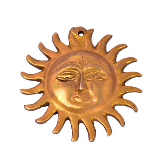 Brass Sun Small Wall Hanging KBH05038