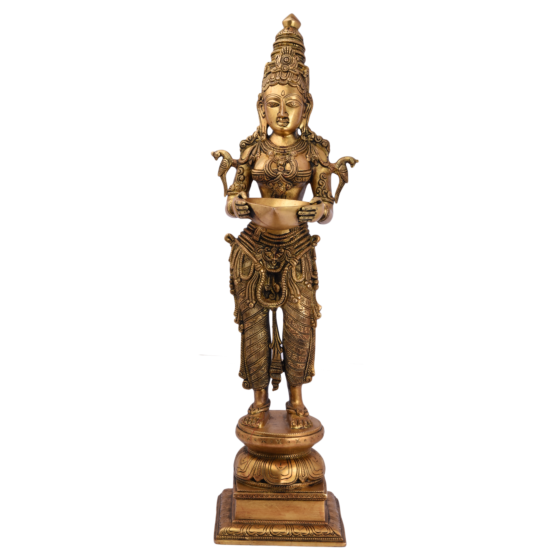 Brass Deep Lady Statue KBH05066