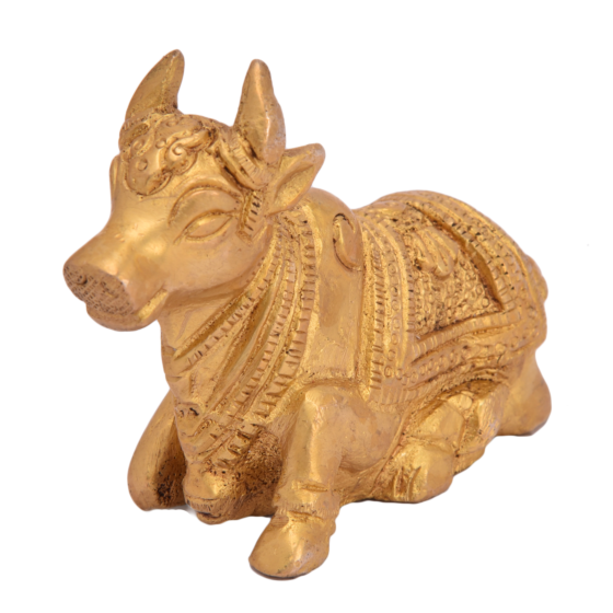 Brass Nandi Statue Idol KBH05083