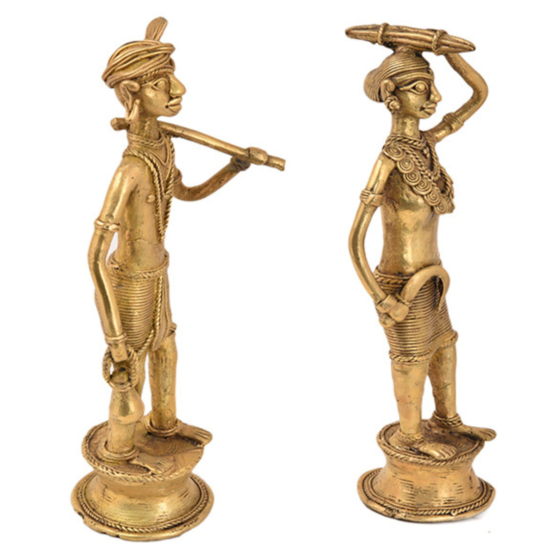 Brass bastar couple pair 12 Inch KBH05177