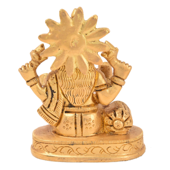 Brass Laxmi sitting  KBH05198