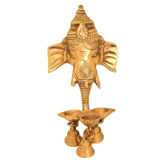 Brass Ganesh Divi Wall hanging  KBH05239