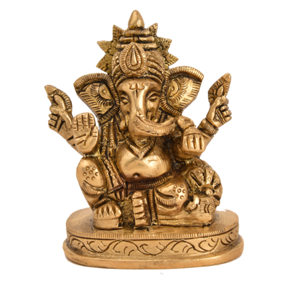 Brass Ganesh Idol KBH05277