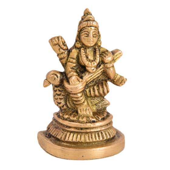Brass Saraswati Small Idol KBH05297
