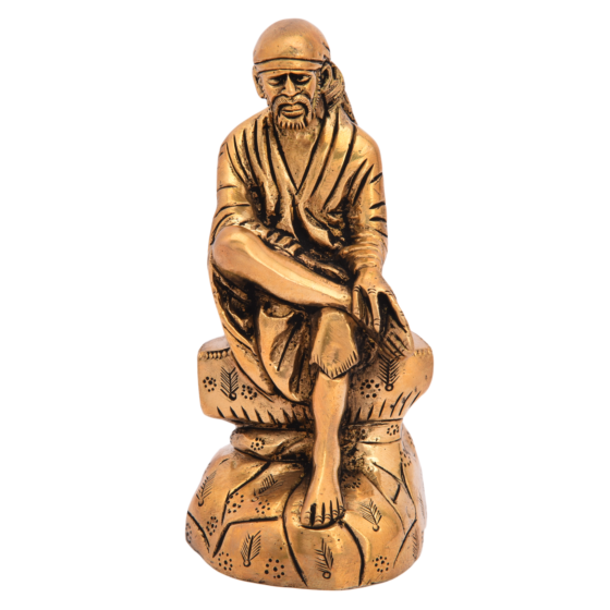 Brass Sai Baba Medium Idol KBH05403
