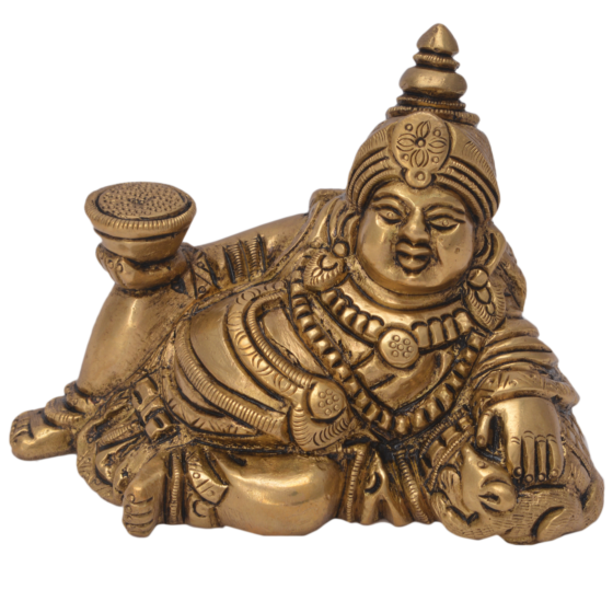 Brass Medium Lord Kuber Statue KBH05653
