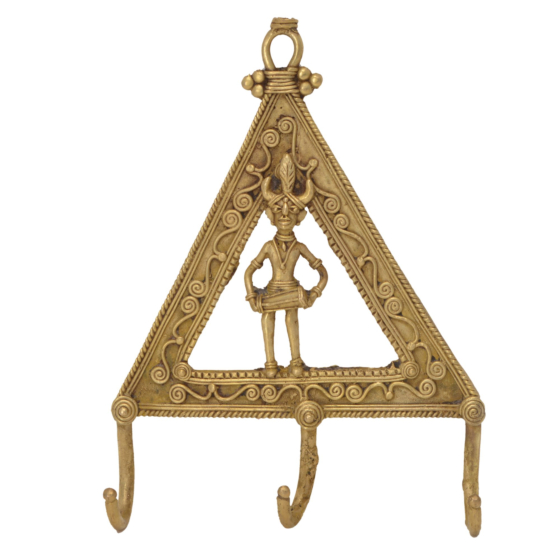 Brass Man with Key Holder KBH05674