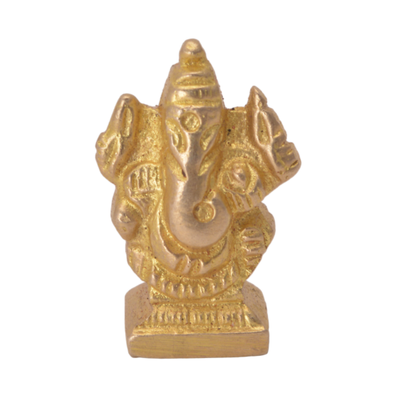 Brass Small Bajath Ganesh KBH05869