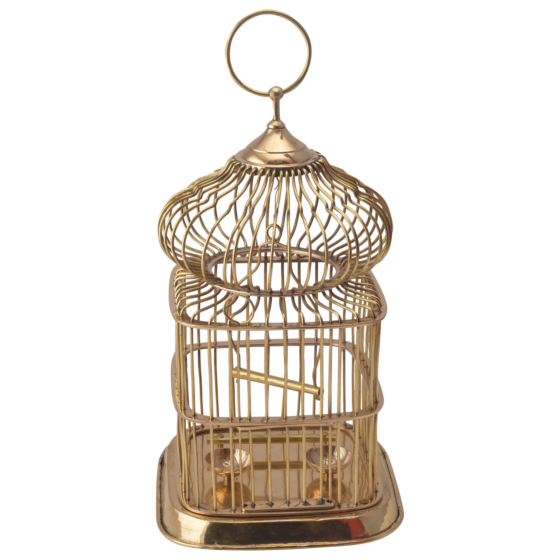 Brass Big Designer Cage Showpiece KBH05881
