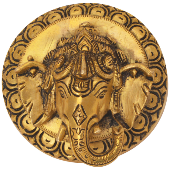 Brass Ganesh Wall Hanging KBH05975