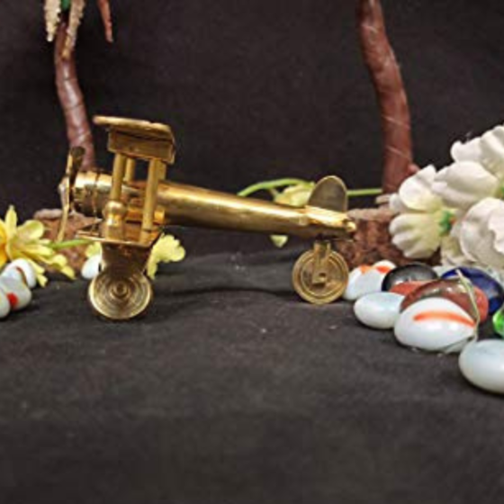 Brass Vintage Plane Showpiece KBH06410