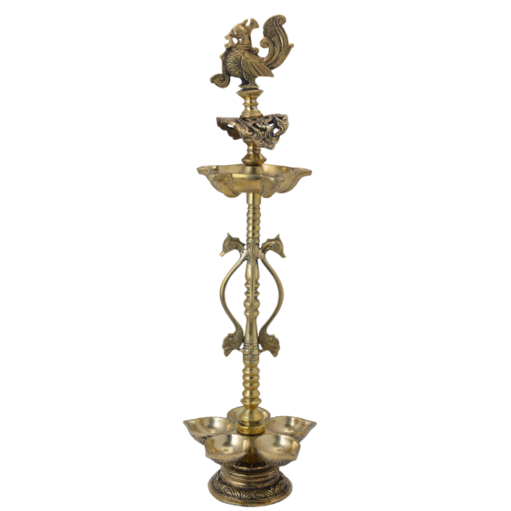 Brass Peacock Divi KBH06435