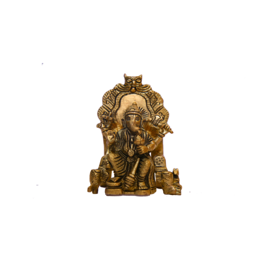 Brass Lalbaug Cha Raja Ganesha Statue Idol KBH06644