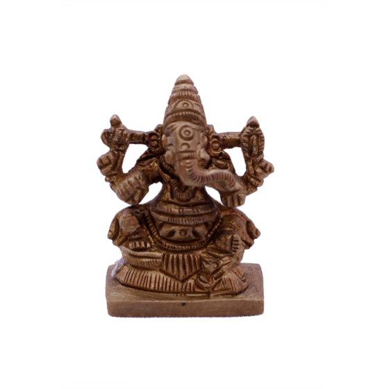 Brass Ganesha Small Idol KBH06835