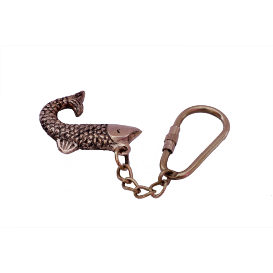 Brass Fish Keychain , Keyring KBH06841